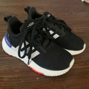 Adidas Toddler Laced Black Sneakers 11T